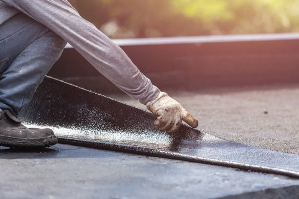 Professional Basement Waterproofing technician working in Greenville, WI